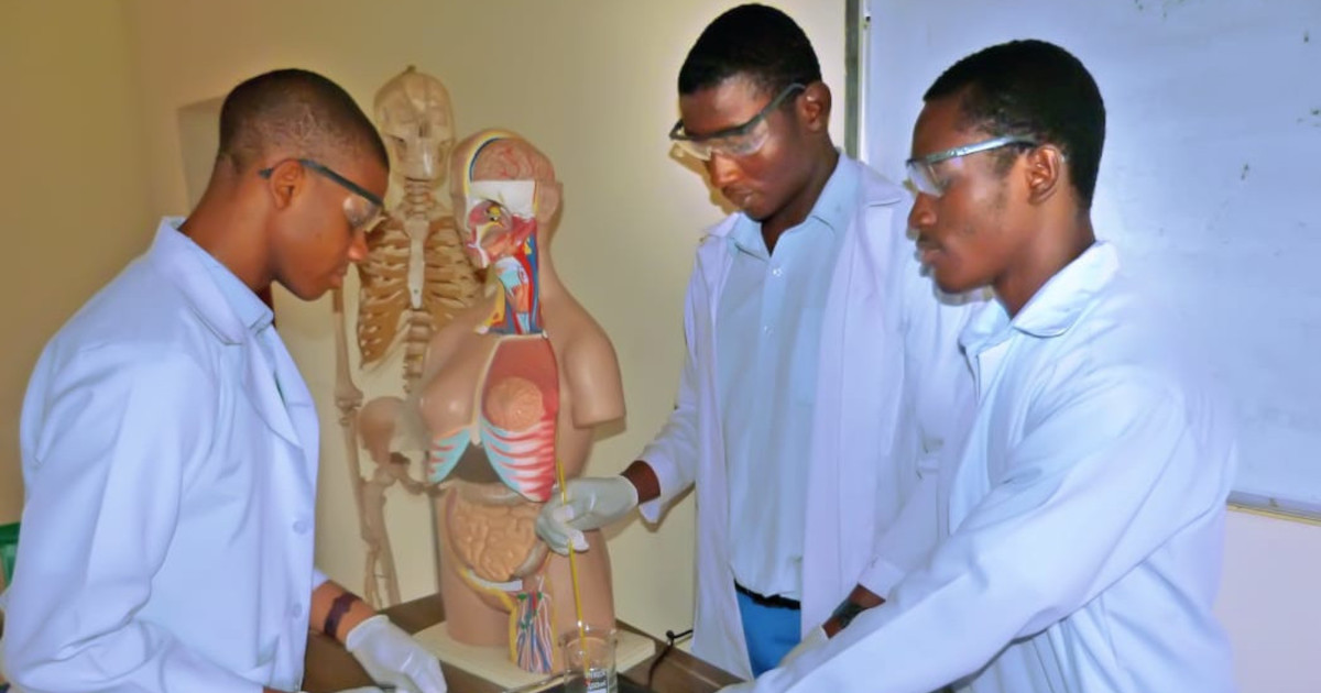 Students in Biology Lab