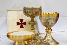 Cross, Chalice, Crucifix & Wine